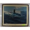 Image 1 : FRAMED PICTURE 1964 U.S.S. THRESHER CARRIER