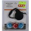 Image 1 : RETRACTABLE LEASH AND TENNIS BALL SET