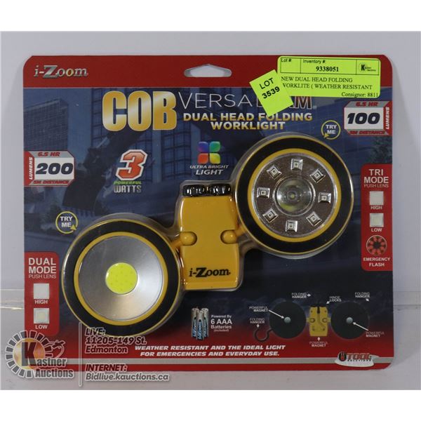 NEW DUAL HEAD FOLDING WORKLITE ( WEATHER RESISTANT