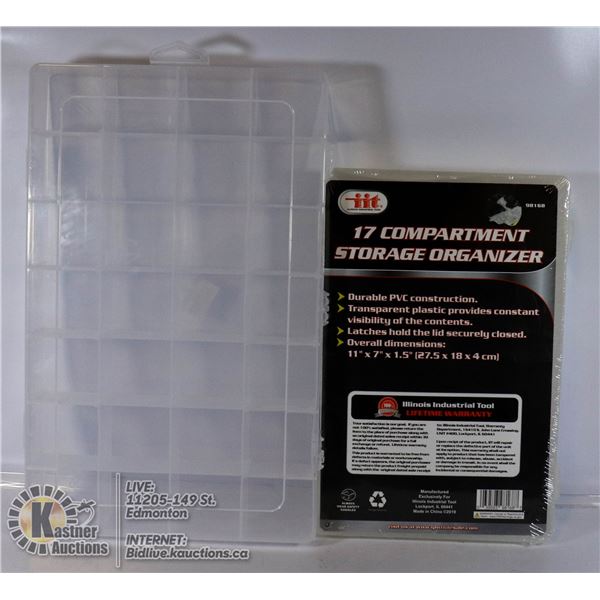 LOT OF 2 NEW FISHING / NUT & BOLT ORGANIZERS