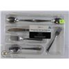 Image 1 : NEW 48PC FLATWARE SETS W/ ORGANIZERS