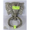 Image 1 : CHROME ELEPHANT LARGE DOOR KNOCKER