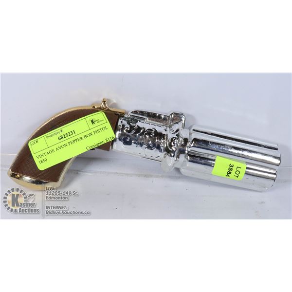 VINTAGE AVON PEPPER BOX PISTOL 1850