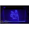 Image 1 : LIGHTED NEON BLUE "CORONA EXTRA" PARROT SIGN