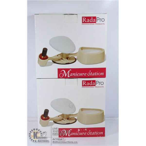 LOT OF 2 RADAPRO MANICURE STATION