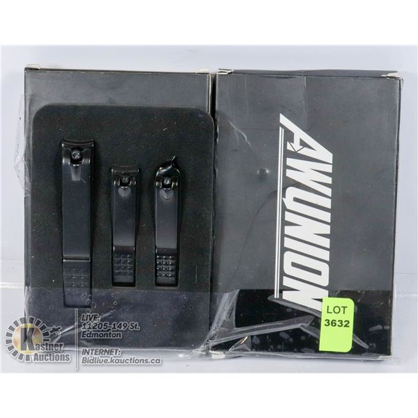 LOT OF TWO 3PCS NAIL CARE KIT