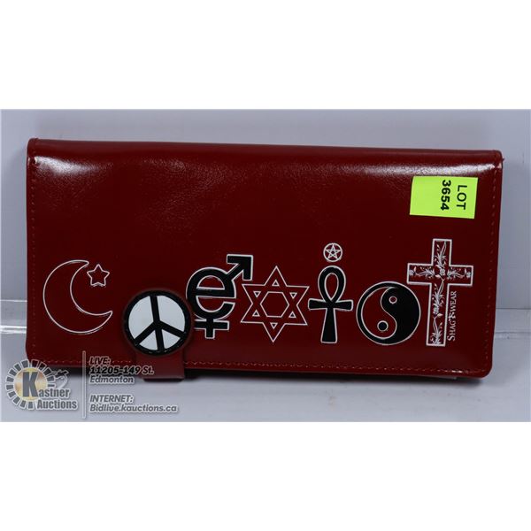 NEW SHAG WEAR WALLET RELIGOUS