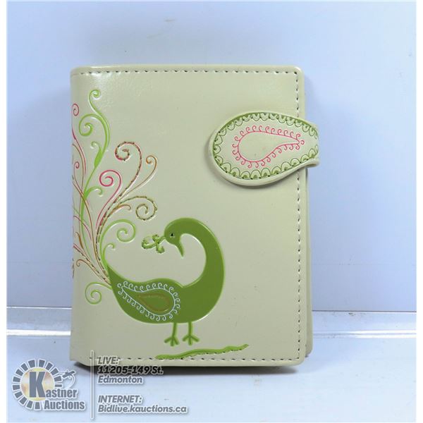 NEW SHAG WEAR WALLET PEACOCK