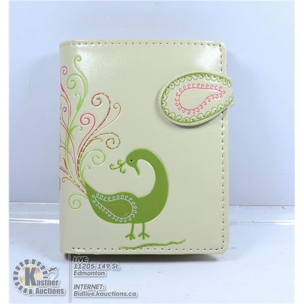NEW SHAG WEAR WALLET PEACOCK
