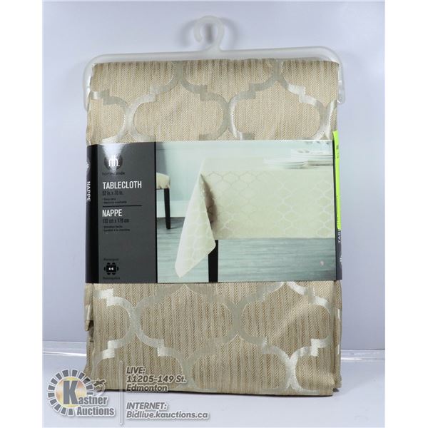 NEW HOME TRENDS 52" X 70" TABLE CLOTH
