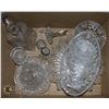 Image 1 : CRYSTAL- ASSORTED BOX LOT OF 14 PIECES