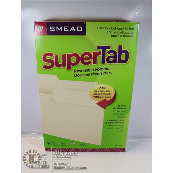 SUPERTAB MANILLA FOLDERS