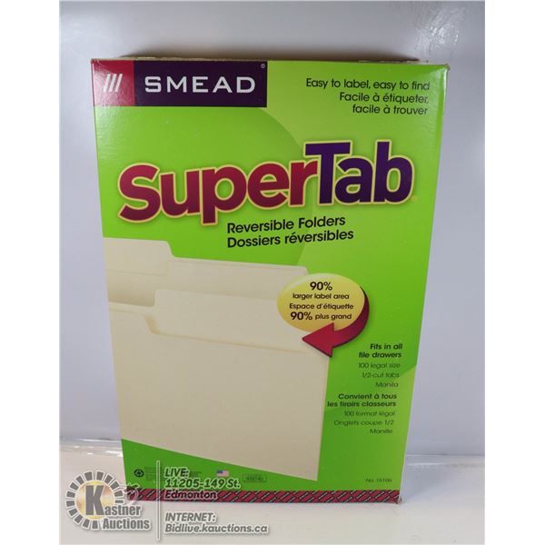 SUPERTAB MANILLA FOLDERS
