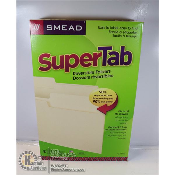 SUPERTAB MANILLA FOLDERS