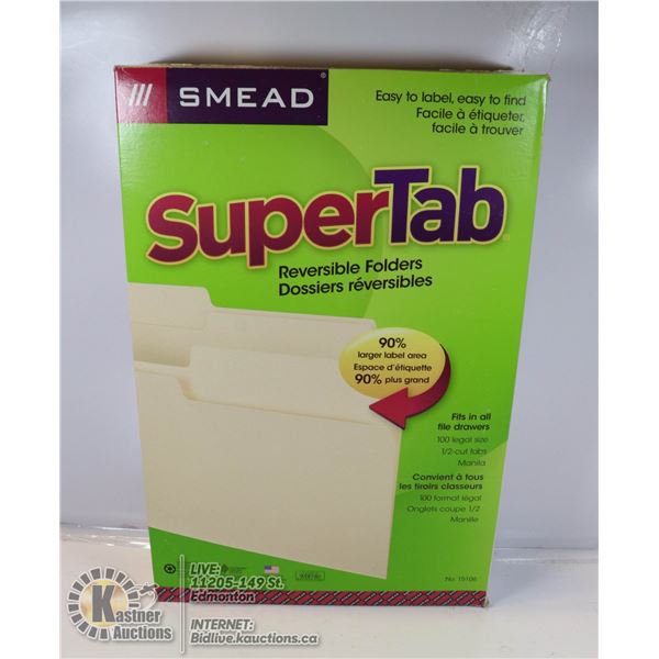SUPERTAB MANILLA FOLDERS