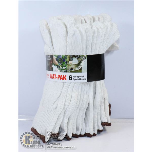 NEW WATSON GLOVES 6 PAIRS OF LINERS