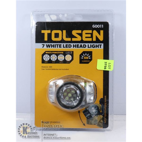 NEW TOLSEN LED HEAD LIGHT