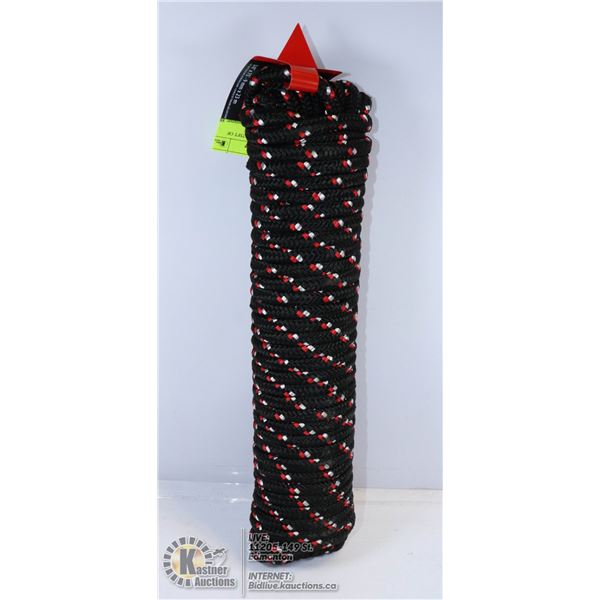 NEW TUFF ROPE 3/8" X 75FT OF BRAIDED UTILITY ROPE