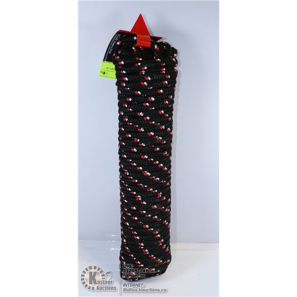 NEW TUFF ROPE 3/8" X 75FT OF BRAIDED UTILITY ROPE