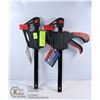Image 1 : PAIR OF NEW 6" QUICK RATCHET BAR CLAMPS