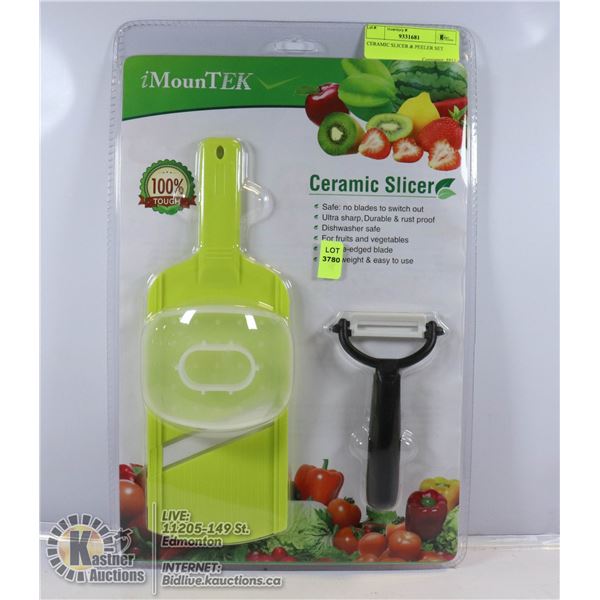 CERAMIC SLICER & PEELER SET