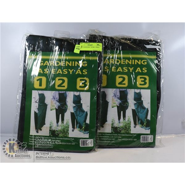 TWO NEW GARDENING / WORK  APRONS