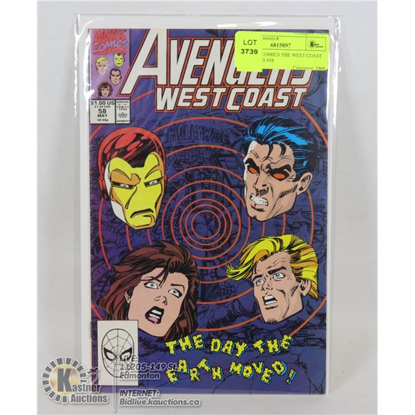MARVEL COMICS THE WEST COAST AVENGERS #58
