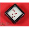 Image 1 : GENUINE FACETED RUBY GEMTONES, JEWELRY READY