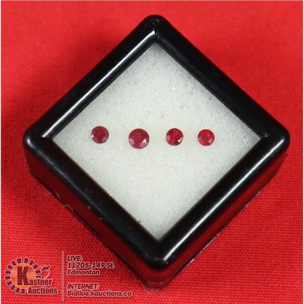 GENUINE FACETED RUBY GEMTONES, JEWELRY READY