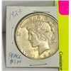 Image 1 : 1923 USA PEACE SILVER DOLLAR