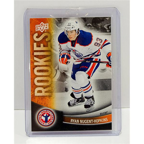 RYAN NUGENT-HOPKINS "ROOKIES" HOCKEY CARD