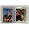 Image 1 : 2 ALOMAR ROOKIES 1988 TOPPS TREADED