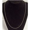 Image 1 : .925 STERLING SILVER BOX LINK CHAIN 20"