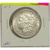 Image 1 : AU 1880 0 US MORGAN SILVER DOLLAR