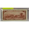Image 2 : 1954 BANK OF CANADA $2 BILL