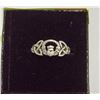 Image 1 : VINTAGE .925 STERLING SILVER IRISH CLADDAGH RING
