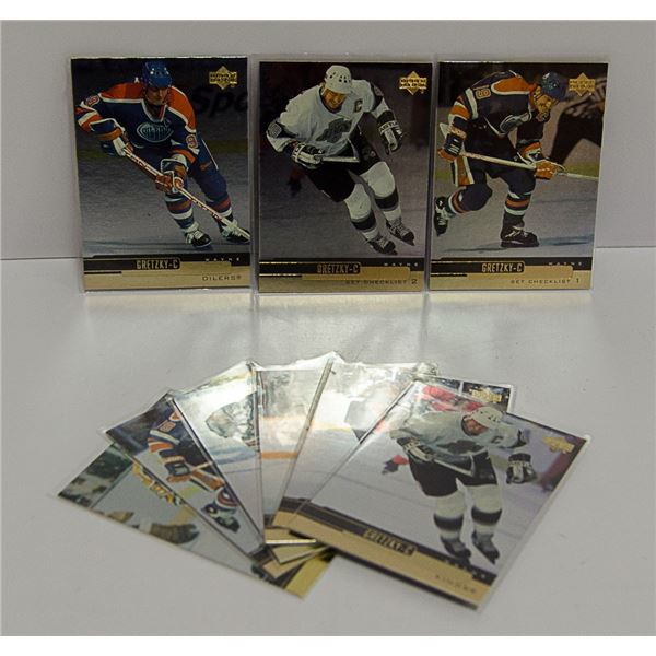 9 GRETZKY UPPER DECK CARDS FROM 1999