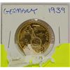 Image 1 : 1939 GERMAN GOLD 2M COIN MINT CONDITION