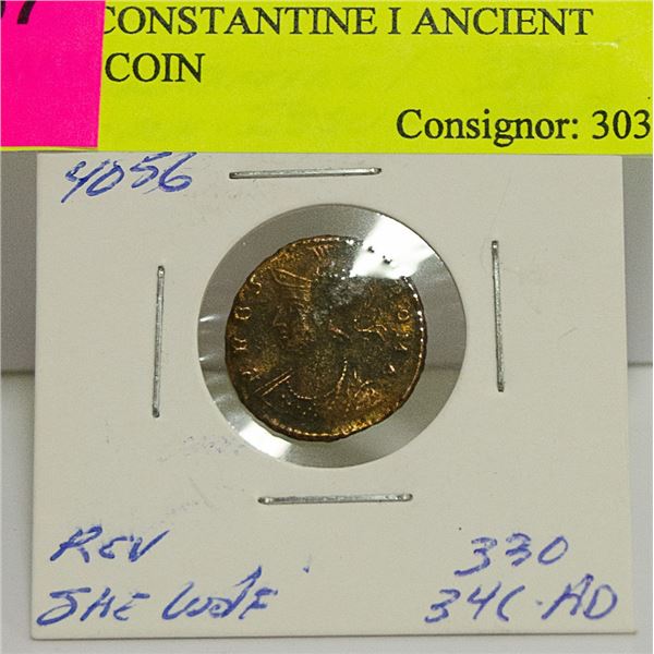 330-346 CONSTANTINE I ANCIENT ROMAN COIN