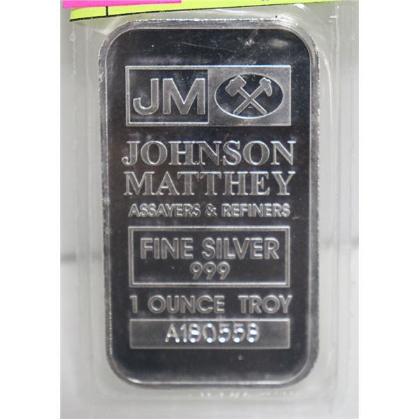1 TROY OZ .999 SILVER