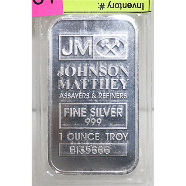 1 TROY OZ .999 SILVER