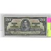 Image 1 : 1937 CANADIAN $20 BILL
