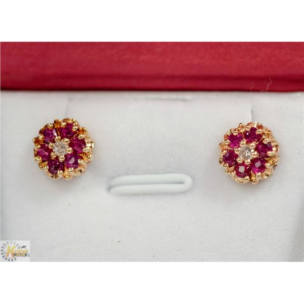RUBY AND DIAMOND EARRINGS (6)