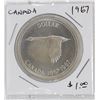 Image 1 : 1967 CANADIAN  CENTENNIAL SILVER DOLLAR COIN