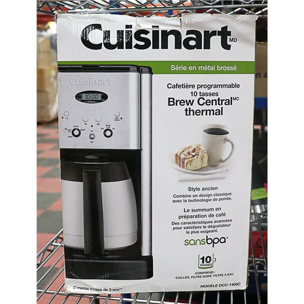 BRAND NEW COFFEE MACHINE CUISINART