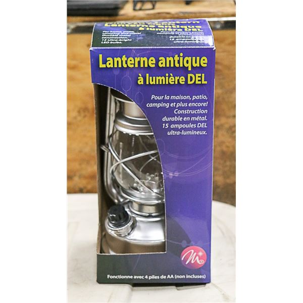 LANTERN STYLE ANTIQUE LOOK LIGHT FIXTURE WITH LED/
