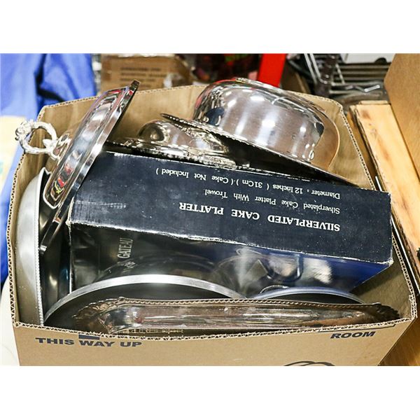 METALWARE- ASSORTED BOX LOT