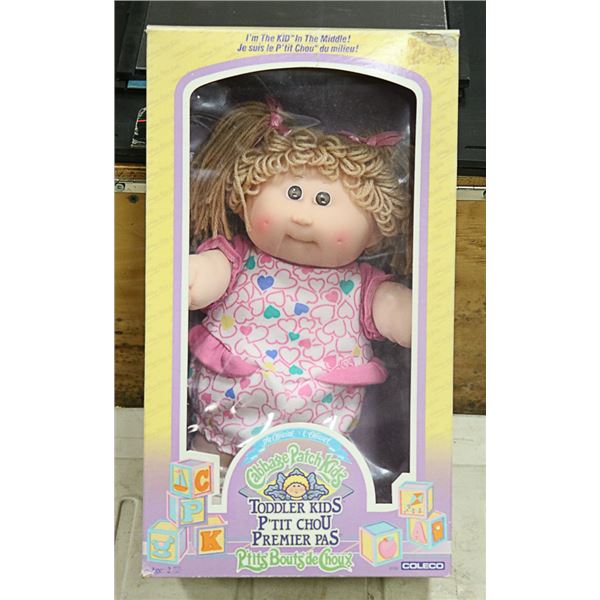 1980'S COLECO CABBAGE PATCH TODDLER GIRL DOLL NEW