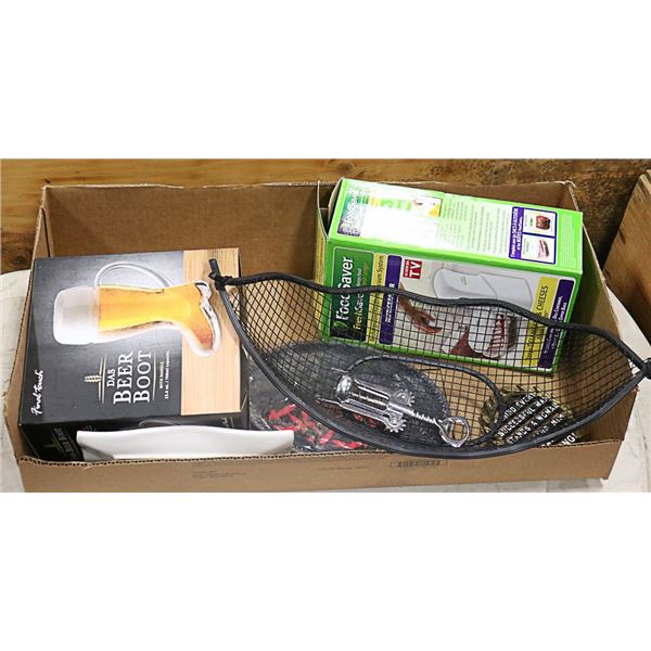 BOX OF KITCHEN STUFF