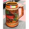 Image 1 : VINTAGE DECORATIVE BEER STEIN- VERY LARGE- 13" X